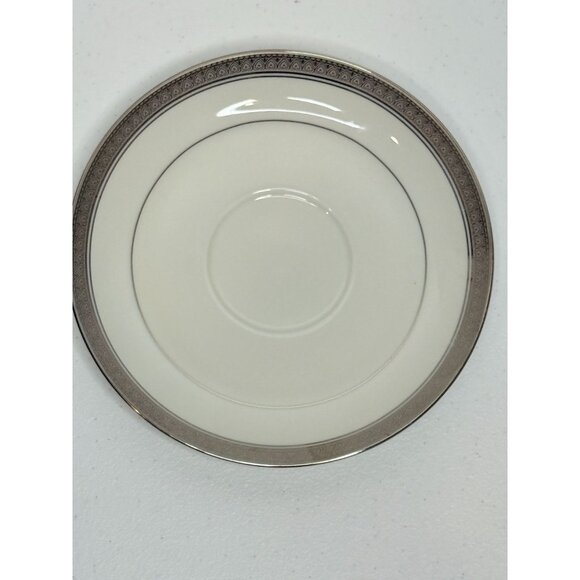 Mikasa Palatial Platinum Dinnerware Fine China Tea Saucer Dining Tableware Dish - Picture 1 of 7